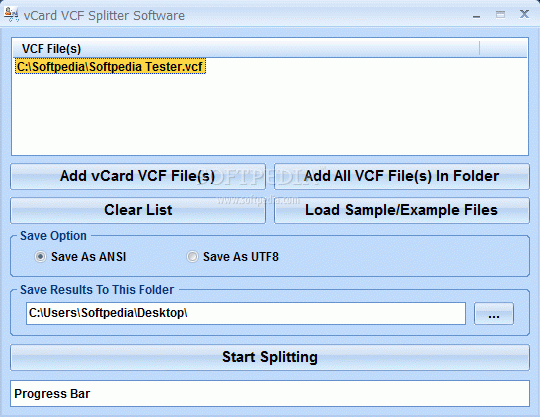 vCard VCF Splitter Software Crack + Serial Key