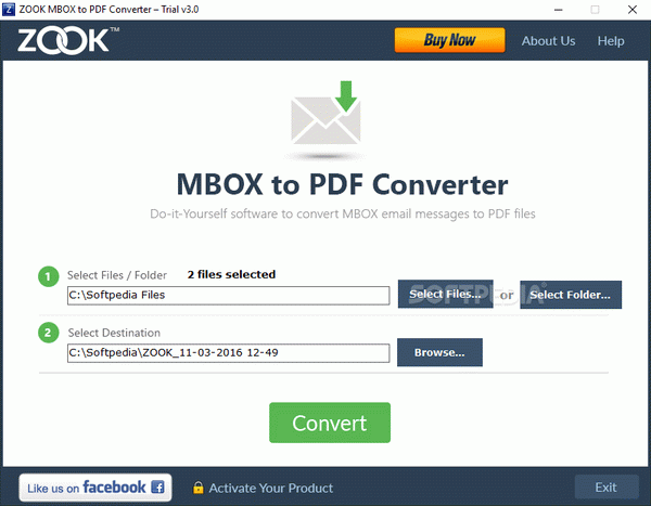 ZOOK MBOX to PDF Converter Crack + Activation Code